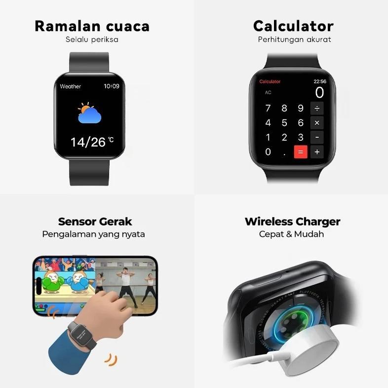 sale BUDS-Smartwatch S10 POR MAX Smart Watch 46mm S10 Jam Pintar Olahraga Bluetooth SmartWatch Wanit