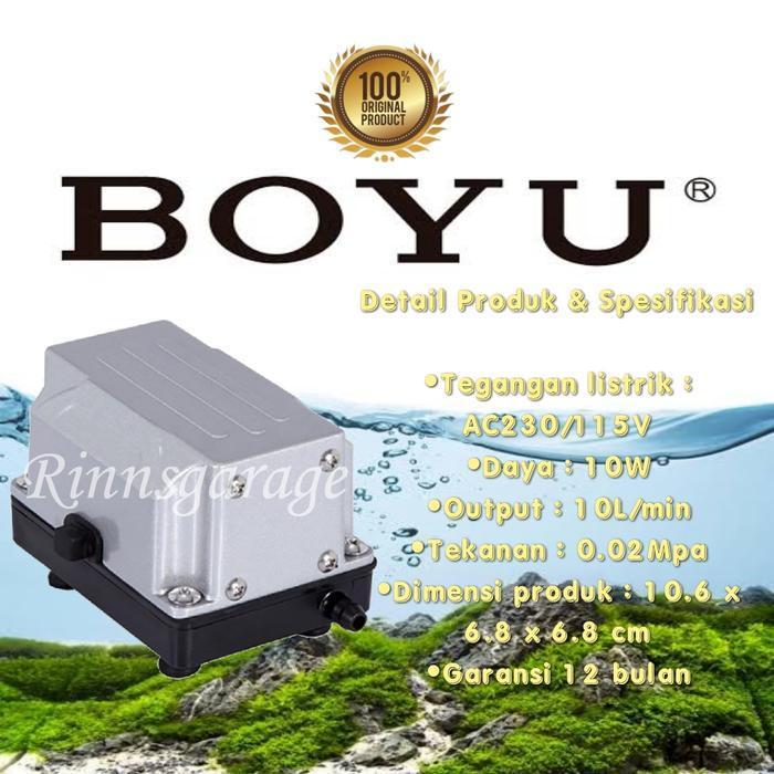 POMPA UDARA AKUARIUM ES-1 BOYU/AIR PUMP ES-1 SILVER