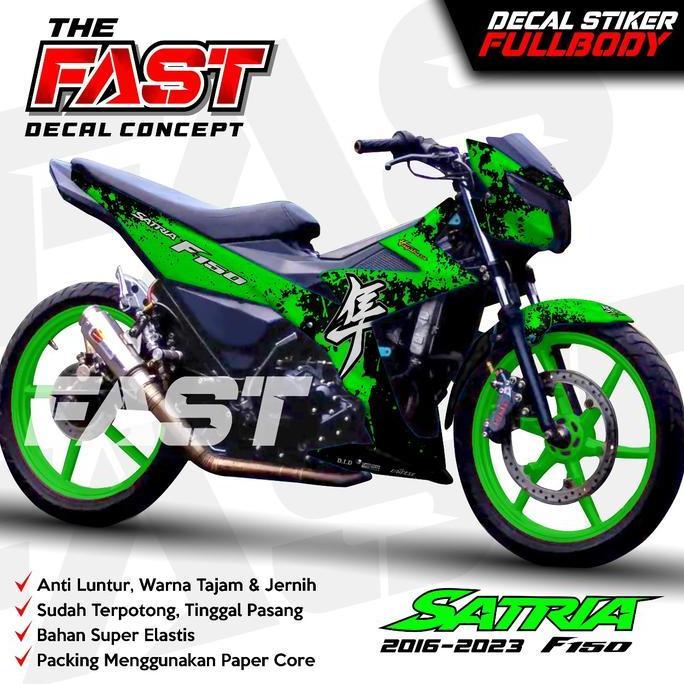 Decal Satria FU Injeksi Full Body Stiker Satria FU Injeksi Full Body Striping Honda Satria FU FI Hay
