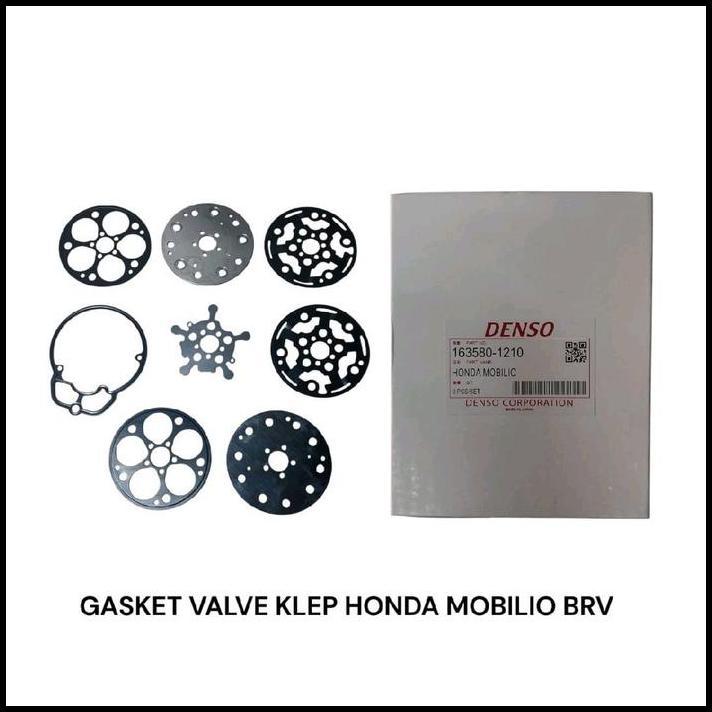 DISKON PAKING KOMPRESOR GASKET KLEP COMPRESSOR AC HONDA MOBILIO PACKING BODY KOMPRESOR AC MOBIL HOND