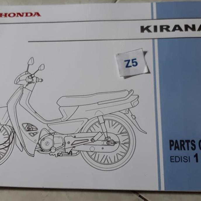 Buku part Catalog Honda kirana