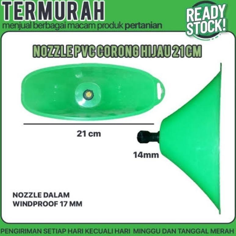 Promo Cod Nozzle Sprayer Corong Anti Angin Mode Kabut Kipas Mantab ><