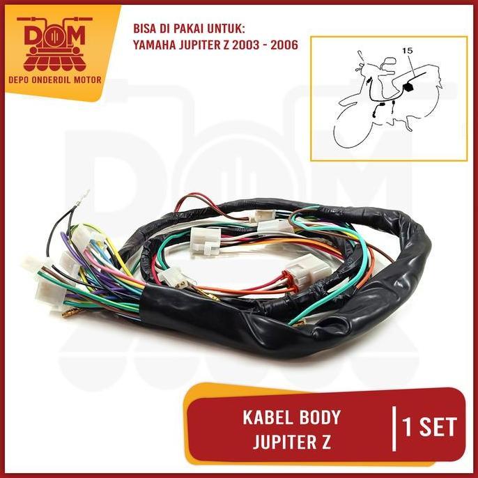 TERBARU - Kabel Body Jupiter Z (TOKAIDO) Harness Wire Cable Bodi Set Engine Motor Motorcycle Yamaha 