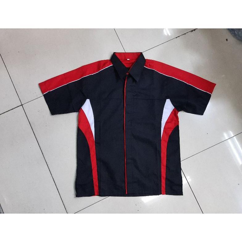 BEST SELLER KEMEJA RACING/ KEMEJA KERJA SERAGAM KANTOR KERJA/ KOMBINASI BAJU MURAH HEM WARNA LENGKAP