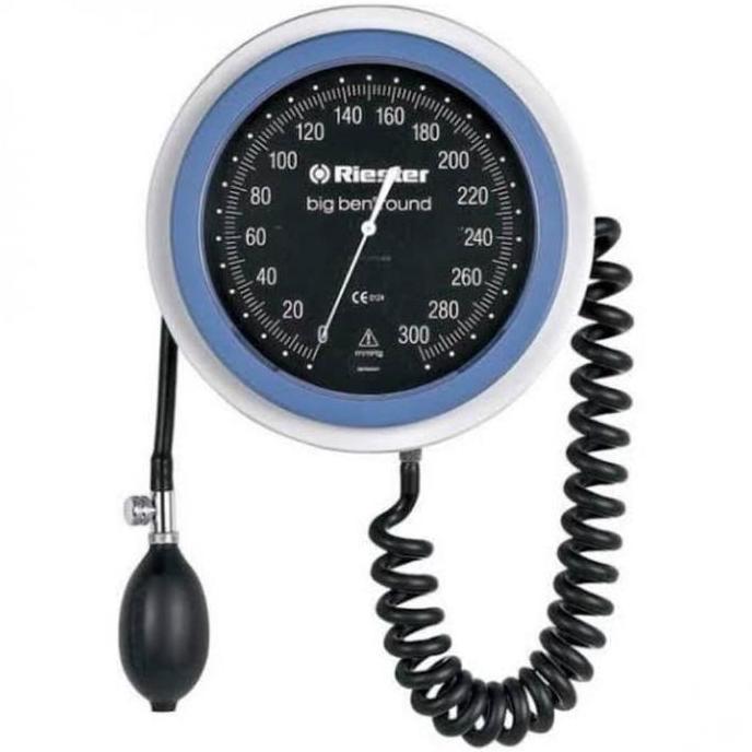 Tensimeter Aneroid Manual Jam Big Ben Wall Dinding Riester Germany