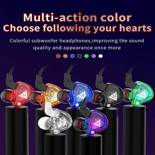 PROMO TERBARU QKZ AK6 QKZ AK6 PRO QKZ AK6 MAX WITH MIC IN-EAR EARPHONE HIFI FEVER BASS EARPHONE SPOR