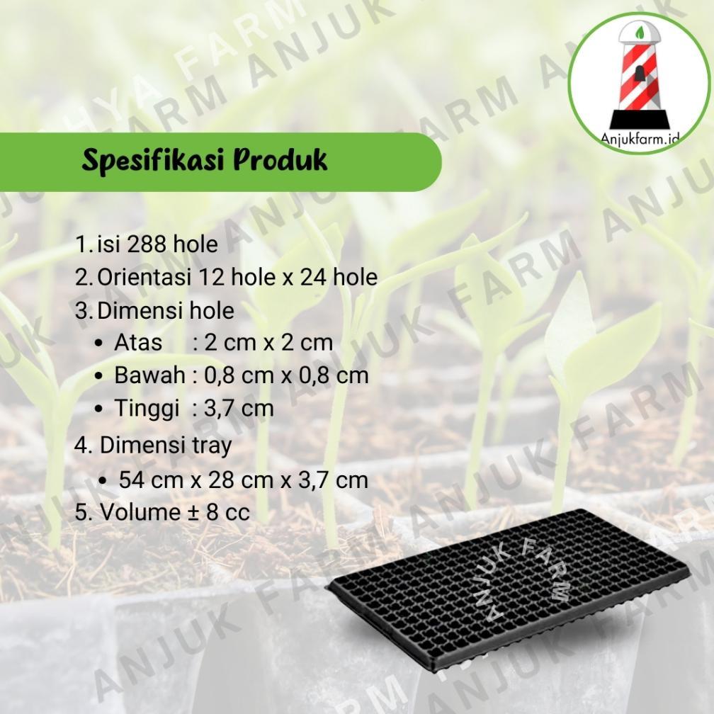 Promo Cod Grosir Tray Semai 0,8Mm Lubang 32, 50, 72, 105, 128, 162, 200, 288 ><