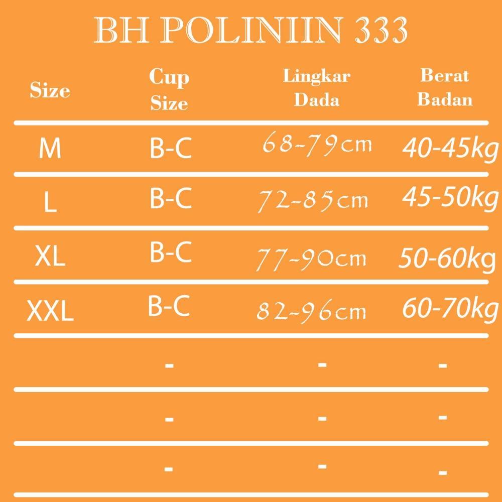 NEW DEALS POLINI Bra Wanita Push Up Seamless Tanpa Kawat Sport Bra K3 Pakaian Dalam Wanita High Qual