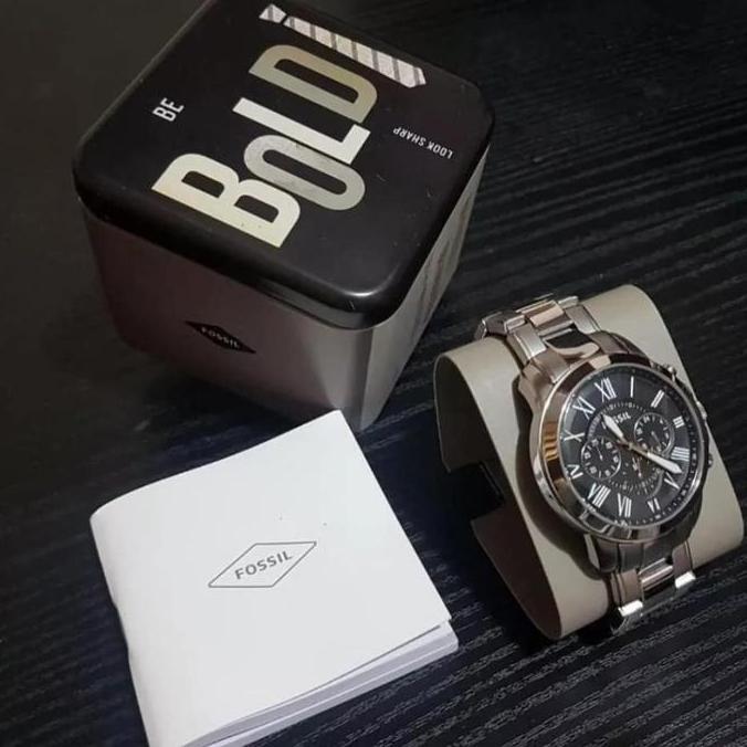 Jam Tangan Pria Original FS4736IE FS4736 FS 4736 Grant Chronograph Original Garansi Resmi 2Tahun