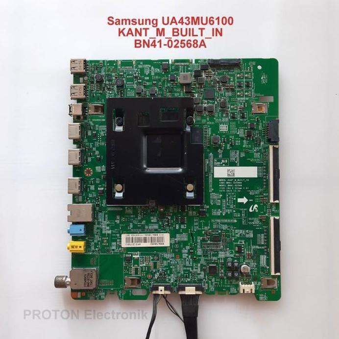 Mainboard LED Smart TV Samsung UA43MU6100 UA43MU6100K UA43MU6100KPXD Mesin Matherboard LCD KANT M BU