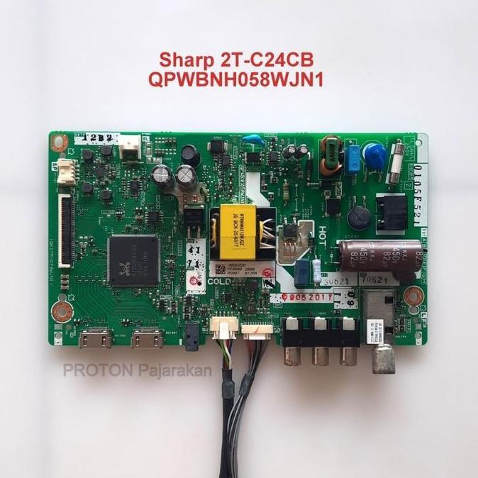 Mainboard LED TV Sharp Lifestyle IIOTO 2T-C24CB 2T-C24CB3I-BK 2T C24CB C24CB3I BK 2T-C24CB31 C24CB31