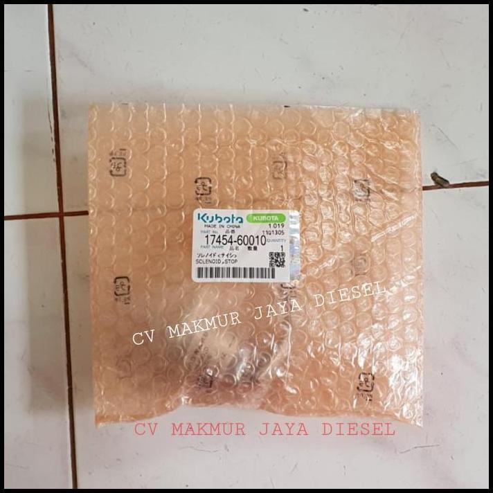 TERBARU SELENOID/ENGINE STOP 17454-60010/17454-60001-0 12V KUBOTA 
