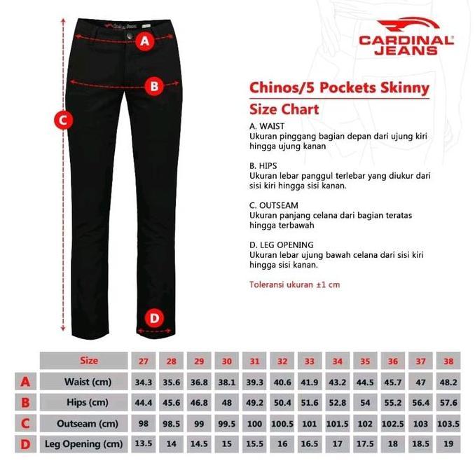 CELANA CARDINAL CDL JEANS HITAM POLOS SLIMFIT