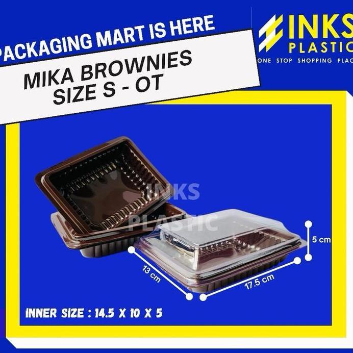 MIKA BROWNIES MIKA BOX BROWNIES SIZE S (50 PCS)