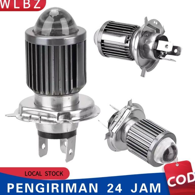 Murah  Lampu Depan Led H4 Laser  Lampu Led Laser Lampu Utama Motor Mobil 2 Warna Hi  Loo 20 Watt   L