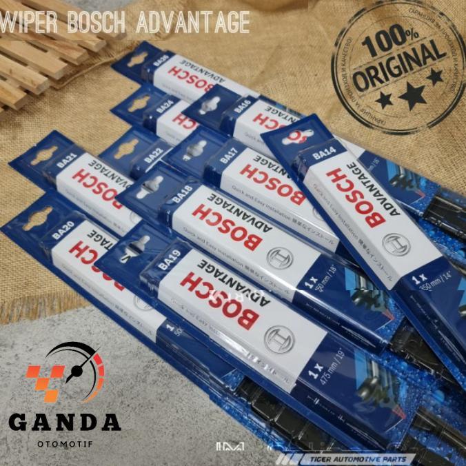 Premium Wiper Mobil / Wiper Blade Bosch  Advantage / Original Bosch