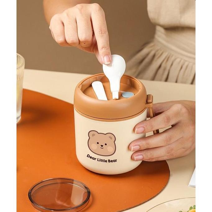 LITTLEDAISY | Soup Cup Vacuum Stainless Steel 304Lunch Box / Wadah Termos Soup Mini Thermal Stainles