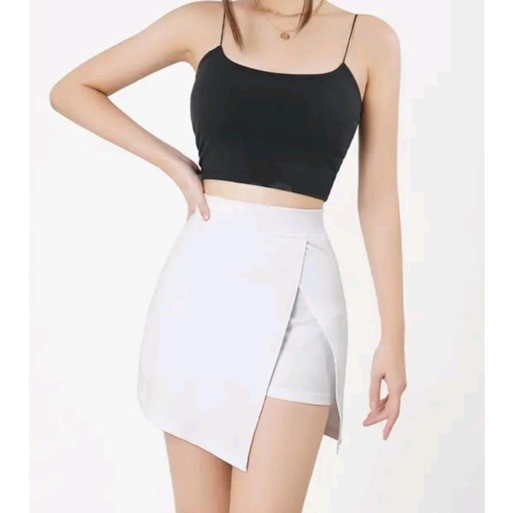 Rok Celana Pendek 6367 / Rok Celana Scuba / Skrot Wanita