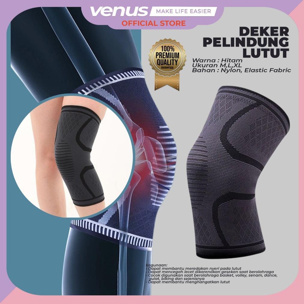TERBARU 2026 OLSEE - Deker Lutut Kesehatan & Olahraga Knee Support Brace Elastis Pelindung Lutut, Ny