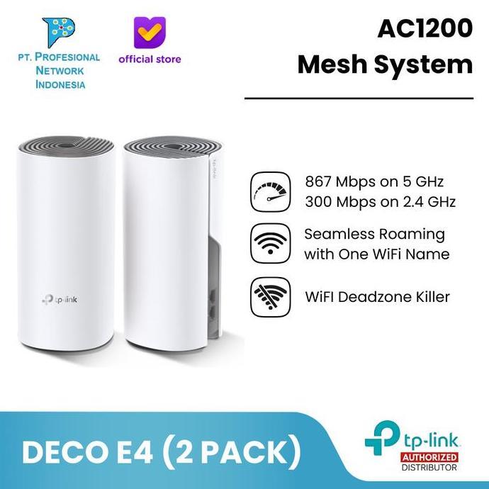 Lengkapsudah- Tp Deco E4 / Tp Deco E 4 Ac100 Mesh System