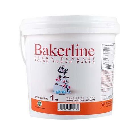 Perkakaskue- Bakerline Silky Fondant 1Kg | Fondant Cake | Bahan Untuk Dekorasi Kue Ultah, Wedding & 