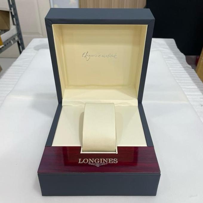 Kotak Display Jam Tangan LONGINES Box Mewah Ekslusif Jam Longjins Full Set Book, Card, Tag & Paperba