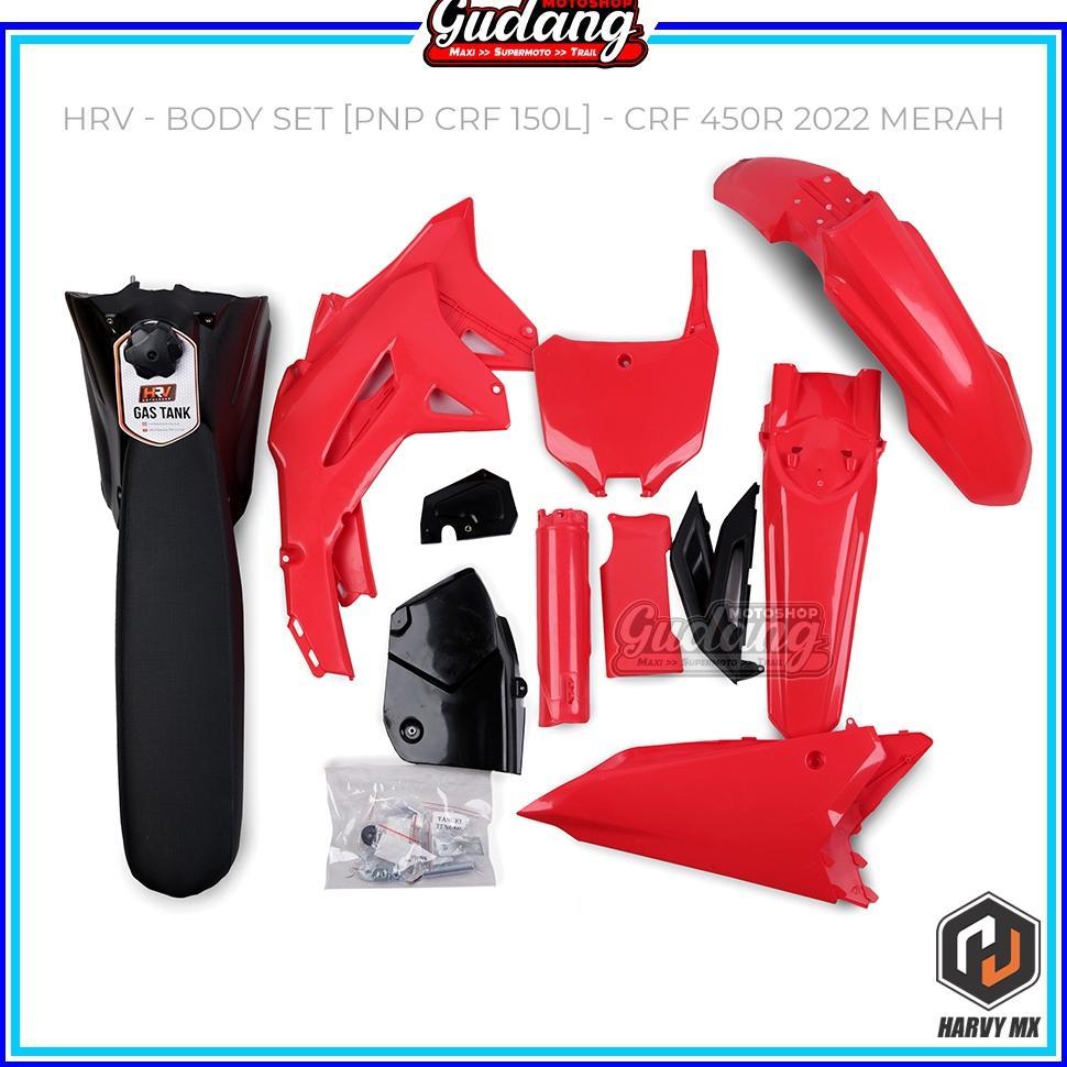 Body Set Cover Body Fullset Set Trail CRF 150L 2018 450R 2021 + + PNP CRF HRV Tangki Carbu Injeksi [