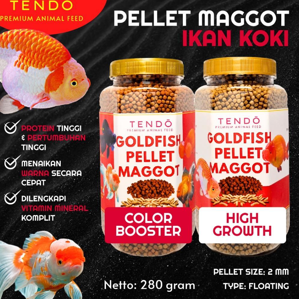 TERLARIS PELET IKAN KOKI FLOATING COLOR BOOSTER HIGH PROTEIN MAGGOT PAKAN IKAN MAS KOKI 280GR