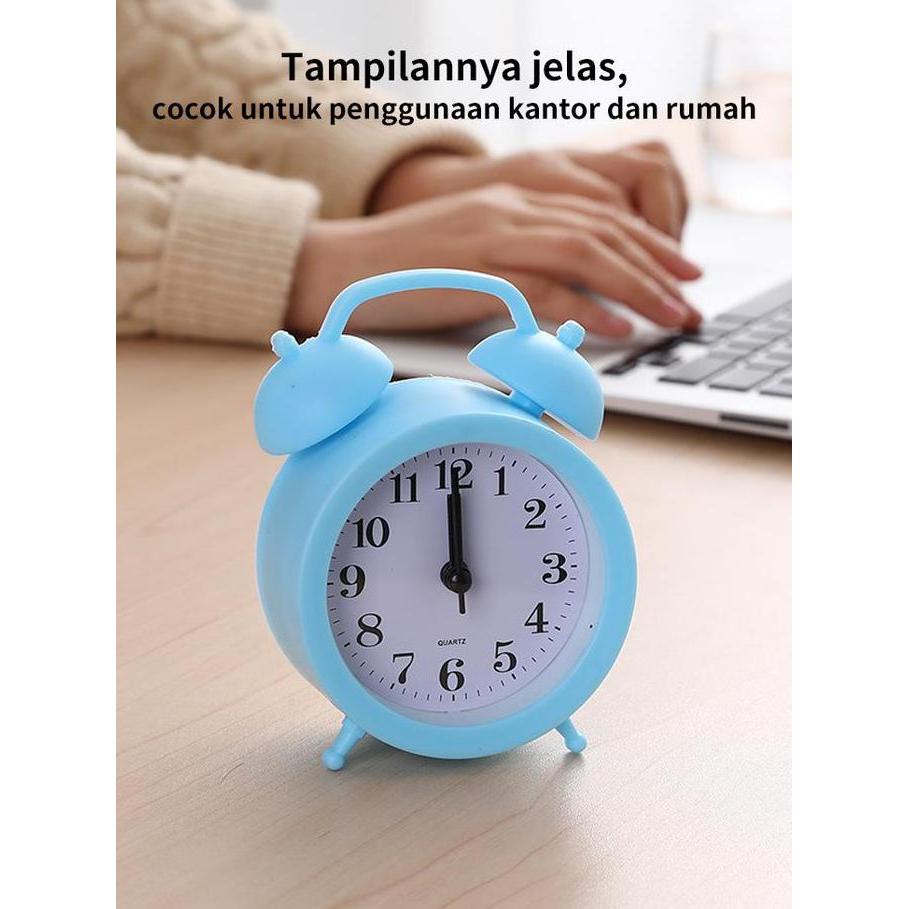 Tokoro- Jam Weker Polos / Jam Alarm Kecil Desktop / Jam Alarm / Jam Meja-Coco_Market