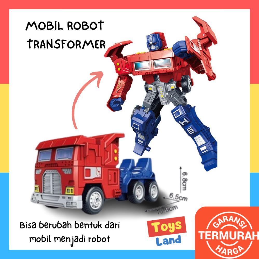 Robot Mobil Transformer Optimus Prime Mobil Jadi Robot Transformers mobil Transformers Mobil Mobilan