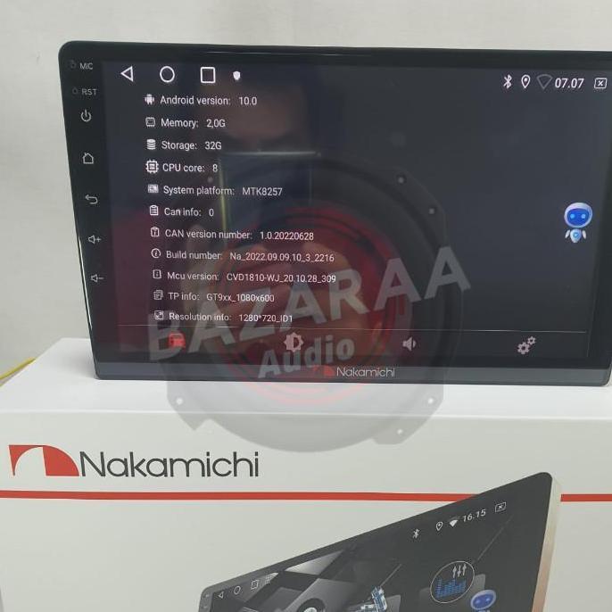 Head Unit Android Nakamichi Legend Series NA3102i Bluetooth Car