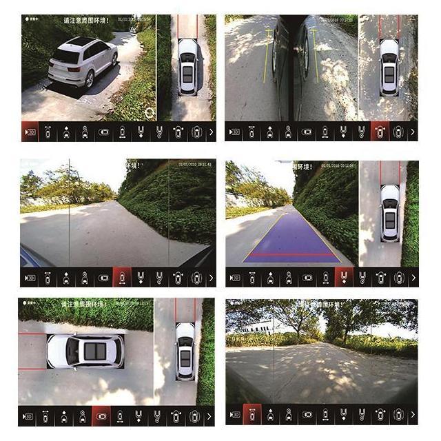 Kamera Mobil 360 Derajat 3D PRO DVR/CCTV 10P Panoramic Ultra Wide Orca