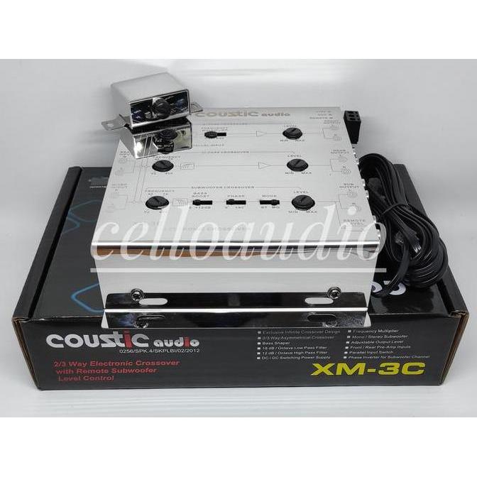 Crossover Aktif Coustic XM-3C 2/3 Way Crossover Audio Mobil XM 3C