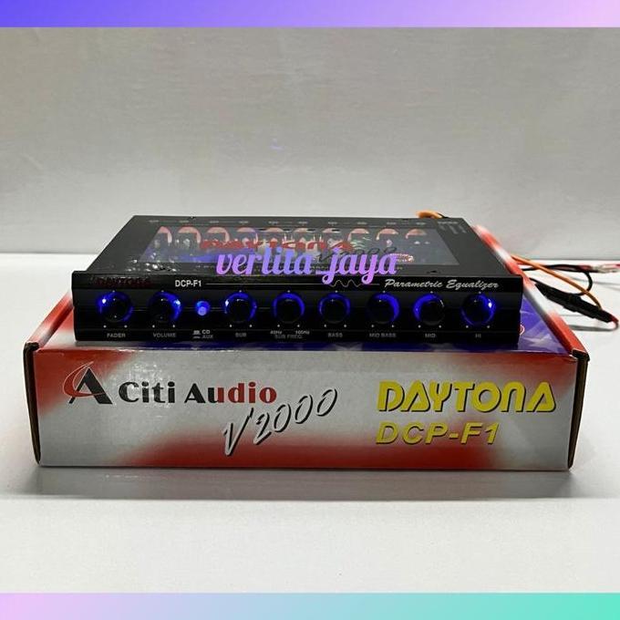 PARAMETRIK EQUALIZER DAYTONA DCF-F1 V2 TERMURAH CAR AUDIO MOBIL