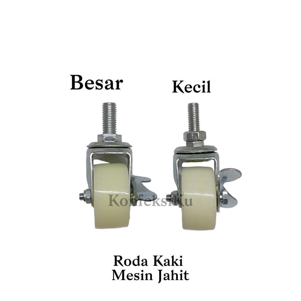 Terlaris Roda Kaki Mesin Jahit Industrial Drat Kecil Besar / Roda Mesin Jahit