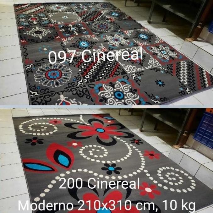 KARPET PERMADANI BESAR MOMENTO MODERNO JUMBO 210X310 CM *