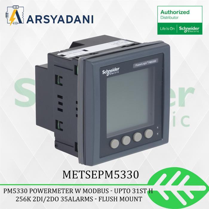 Schneider - Metsepm5330 -  Pm5330 Powermeter W Modbus Power  20  Amper Power  Smps Original Dan Terp