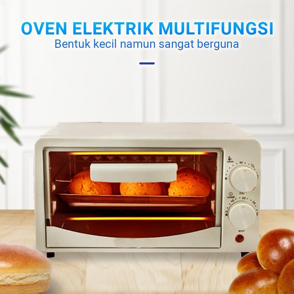 Oven Listrik 12L Mini Oven Kue Pemanggang Roti Listrik Mini Low Watt Diskon