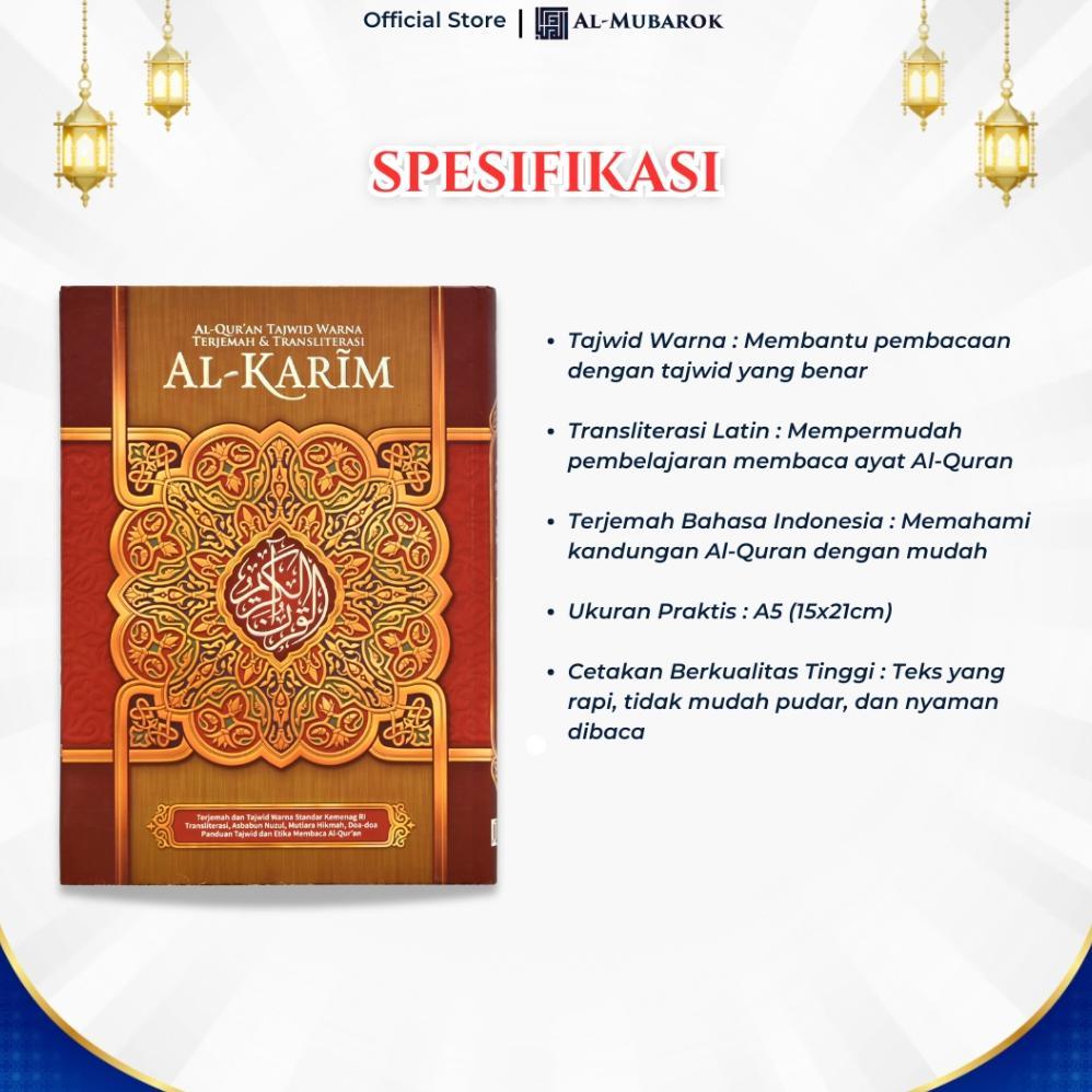 sale Al Quran Al Karim A5 Tajwid Warna Terjemah Latin Custom Nama Alquran Yang Ada Latinnya Untuk Pe