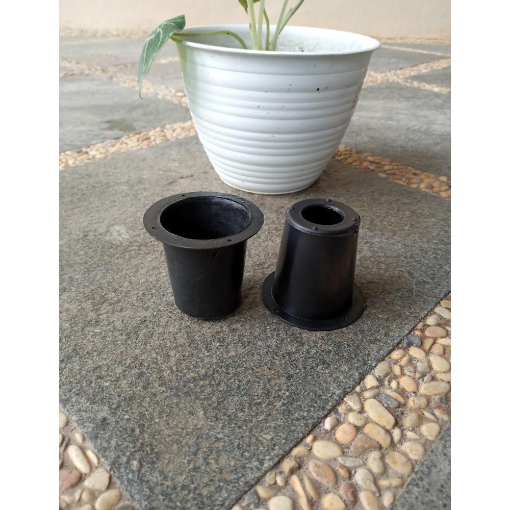 Promo Cod Netpot Hidroponik 5Cm Tanpa Lubang Samping Hitam ><