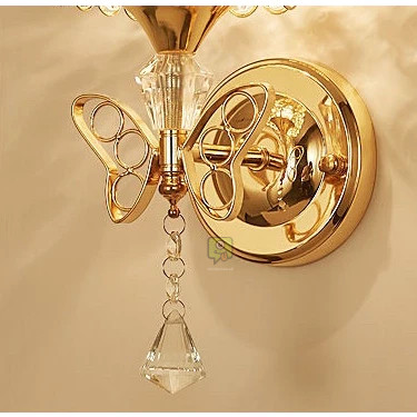 Lampu Hias Mewah Crystal / Lampu Hias Dinding / Lampu Hias Kamar Tidur / Lampu Gantung Crystal