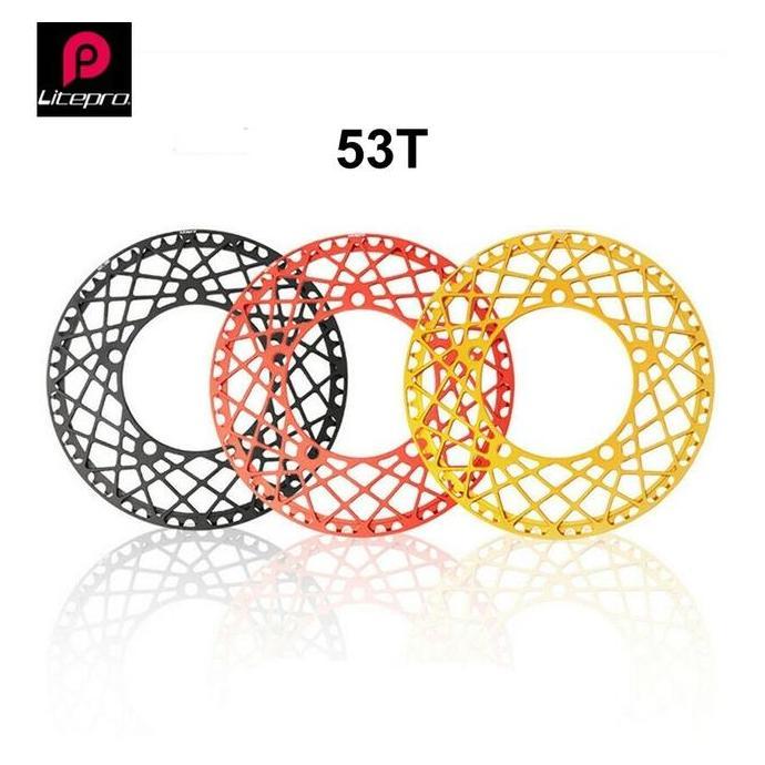 LITEPRO Chainring Spider 53T BCD 130 - Gear Depan Sepeda Lipat