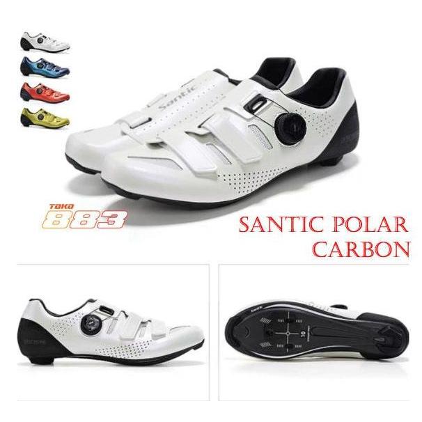 Santic Polar Road Shoes Sepatu Sepeda Santic Carbon - S20118 Unisex