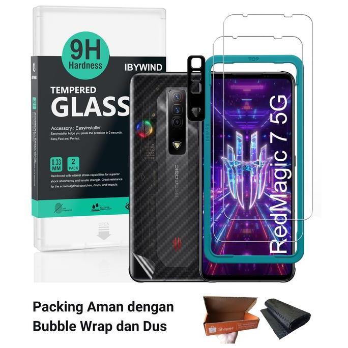 Tempered Glass Ibywind untuk Red Magic 7 5G / RedMagic 7 5G Temperglass Layar Bening