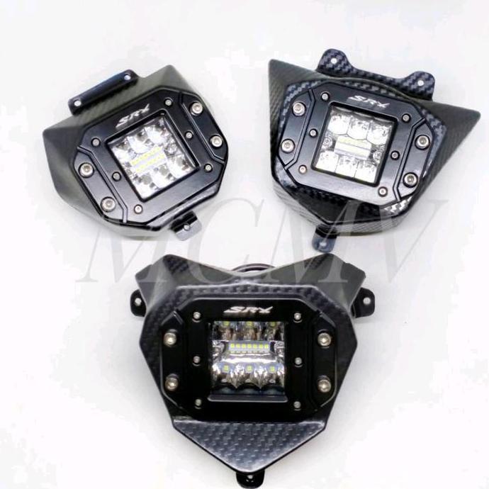 TERLARIS REFLEKTOR HEADLAMP LAMPU DEPAN LED SRX CARBON KLX 150/WR 155/CRF 150