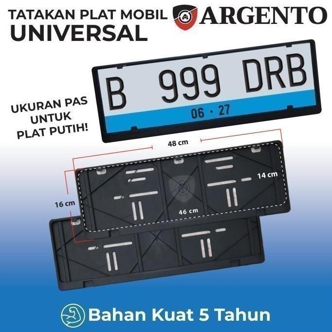 Avanza Veloz Calya Yaris Tatakan Dudukan Plat Nomor Mobil Argento