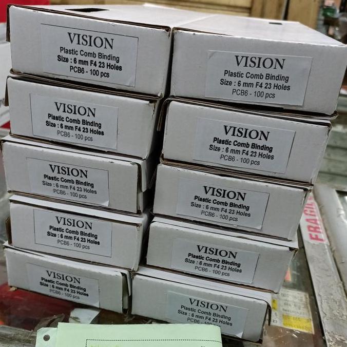 Eloffice- Spiral Plastik Jilid 1/4 Inch 6Mm Folio 23 Lubang Ring Jilid Plastik