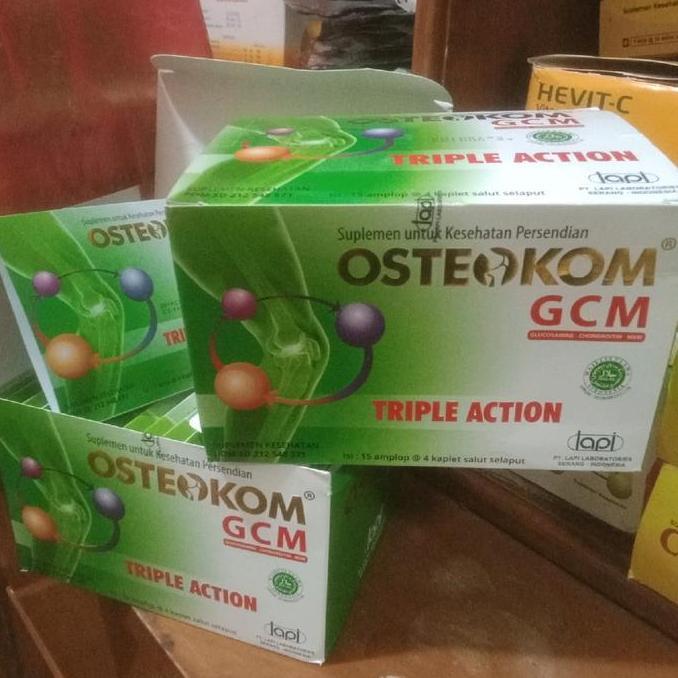 NEW Osteokom GCM Triple Action vitamin yang bagus