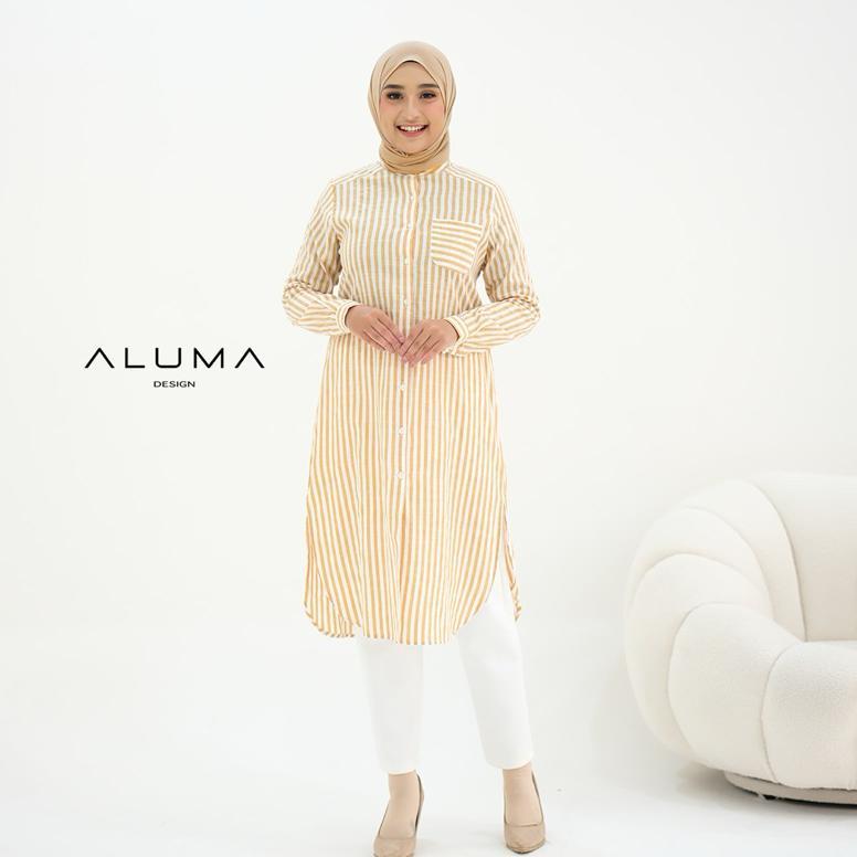 Discount ALUMA TUNIK SALUR KATUN IMPORT TUNIK WANITA TERBARU