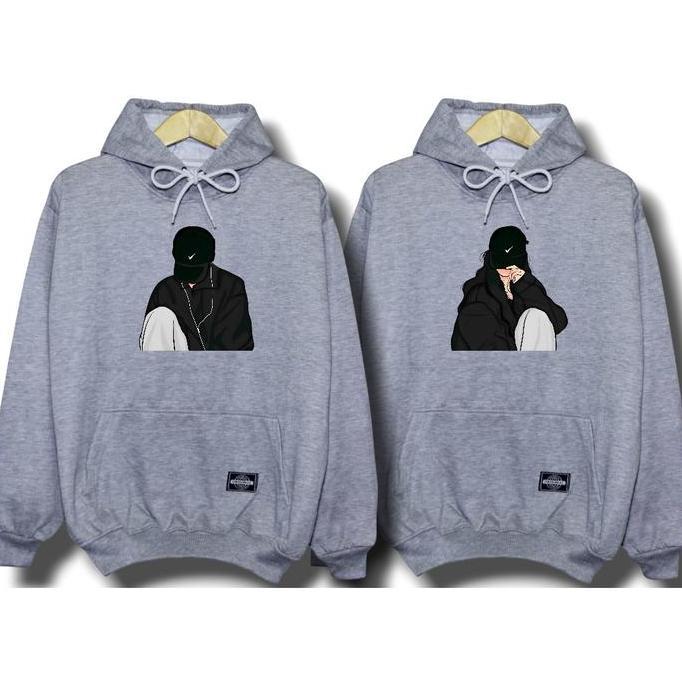 sweater couple pasangan / sweater couple pasangan 2 pcs hoodie couple / jaket couple pasangan  / Hoo